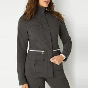 ANATOMIE KENYA SAFARI JACKET STRETCH WINDBREAKER SHELL UTILITY TRAVEL sz S